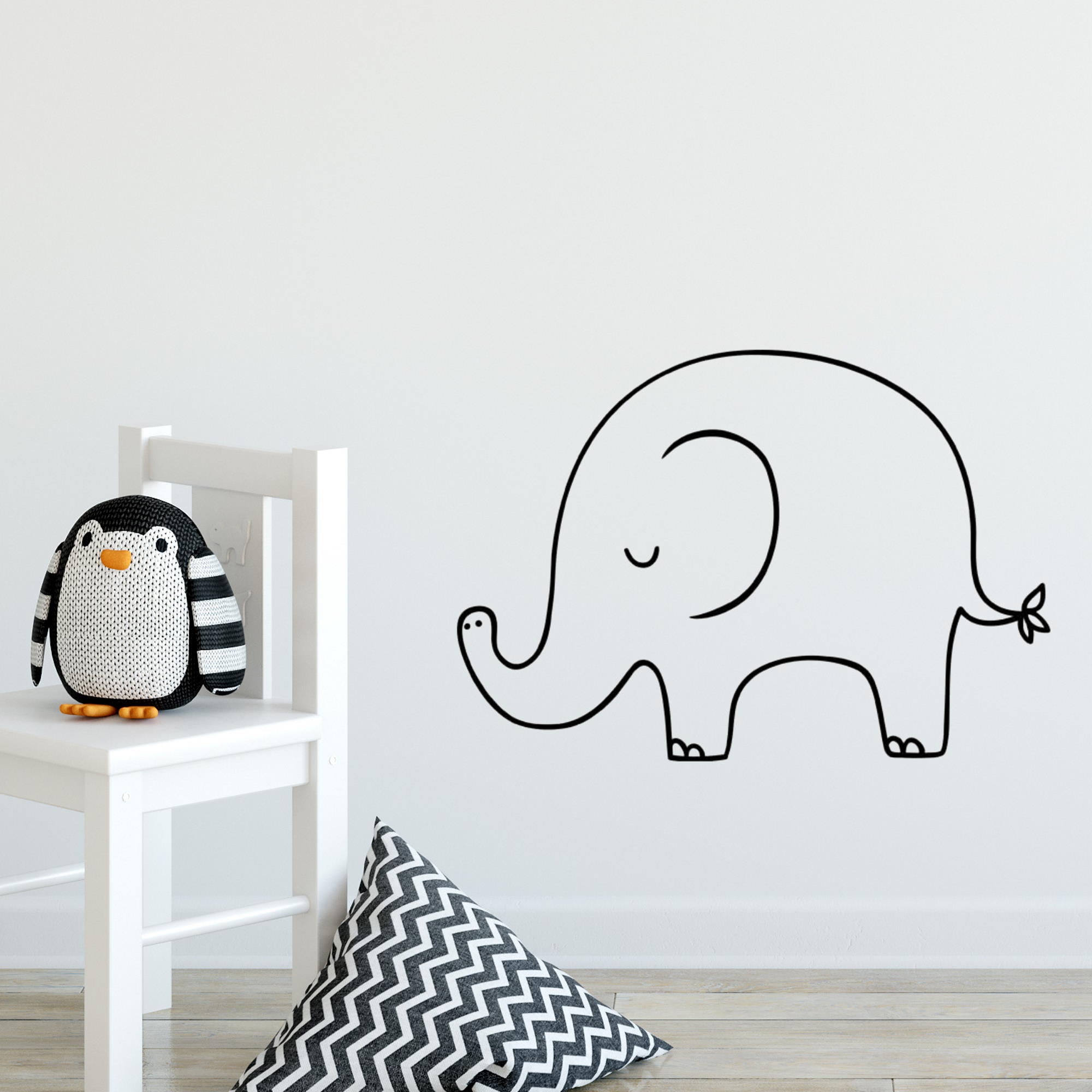 Large elephant best sale wall decal